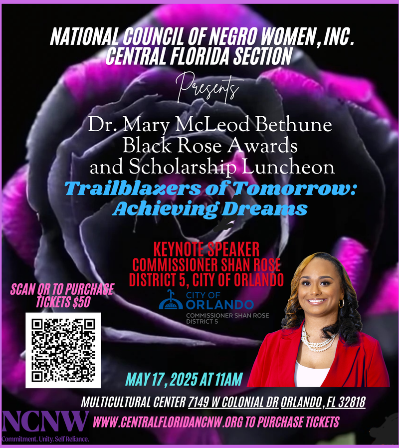 Dr. Mary McLeod Bethune Black Rose Awards and Scholarship Luncheon