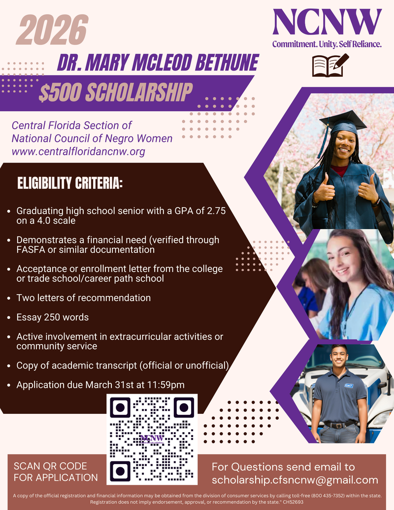 Dr. Mary McLeod Bethune Black Rose Awards and Scholarship Luncheon