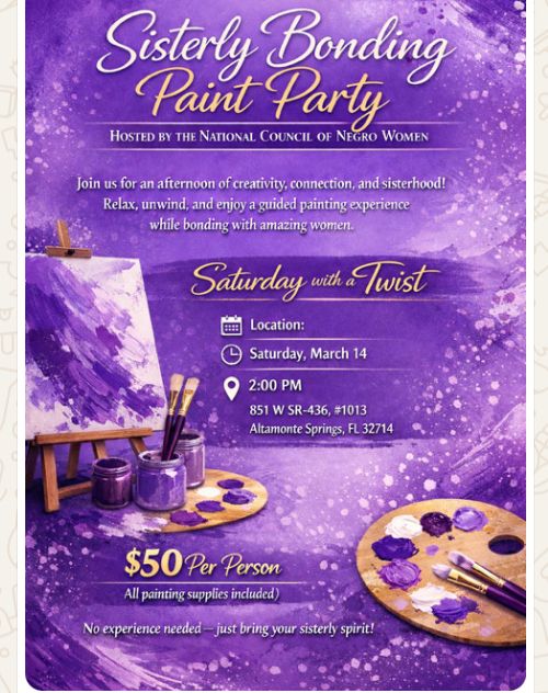 Sisterly Bonding Paint Party