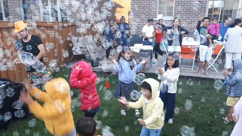 Outdoor Bubble Shows