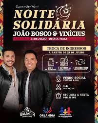 Troca de ingressos para noite solidária do Orlândia Rodeo Music 2025