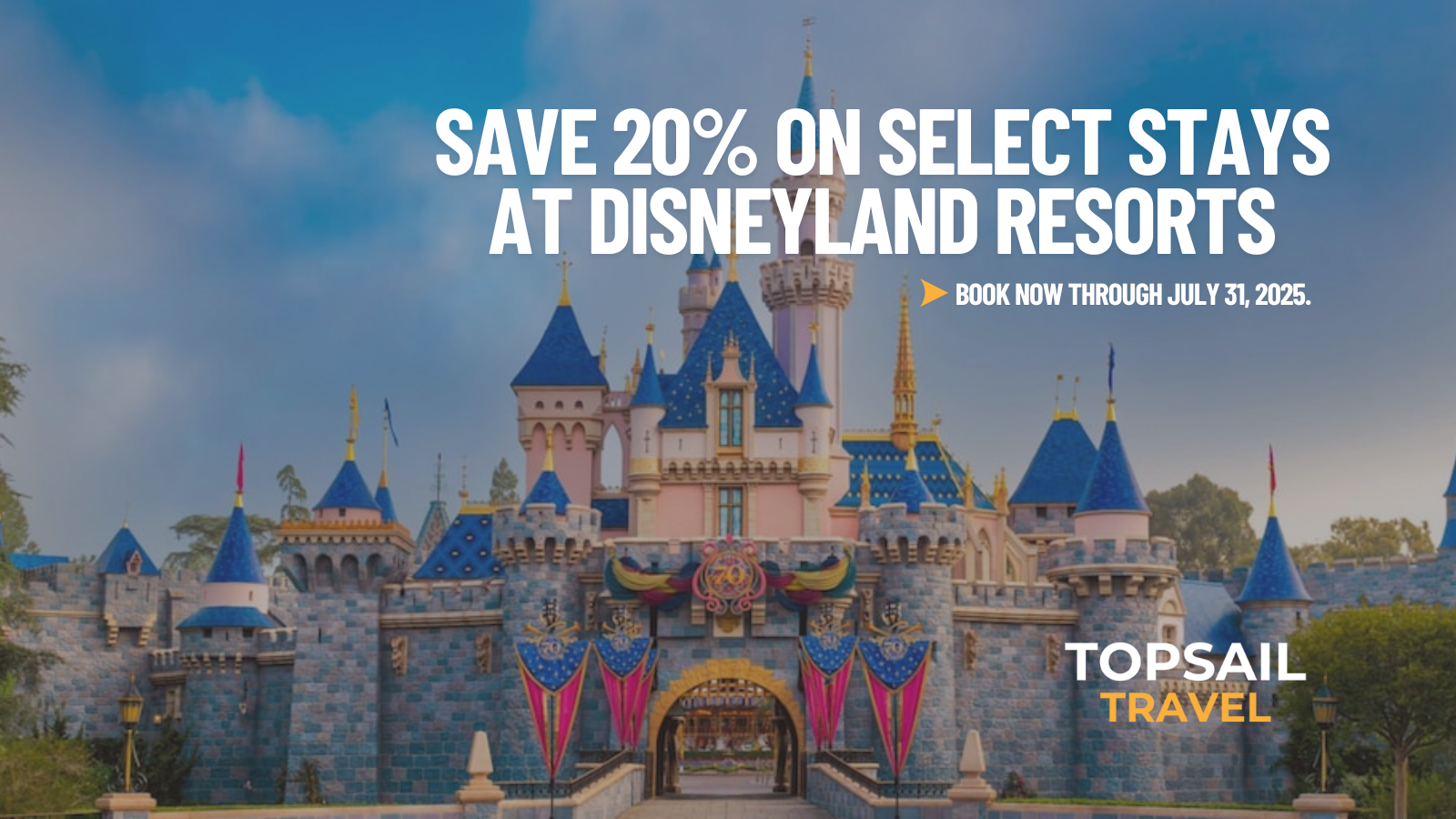 Save Up to 20% on Disneyland Resort Stays