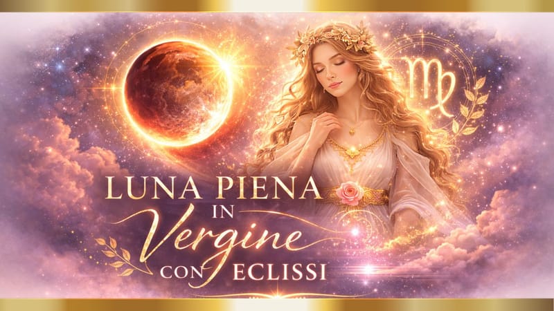Luna piena in Vergine con eclissi