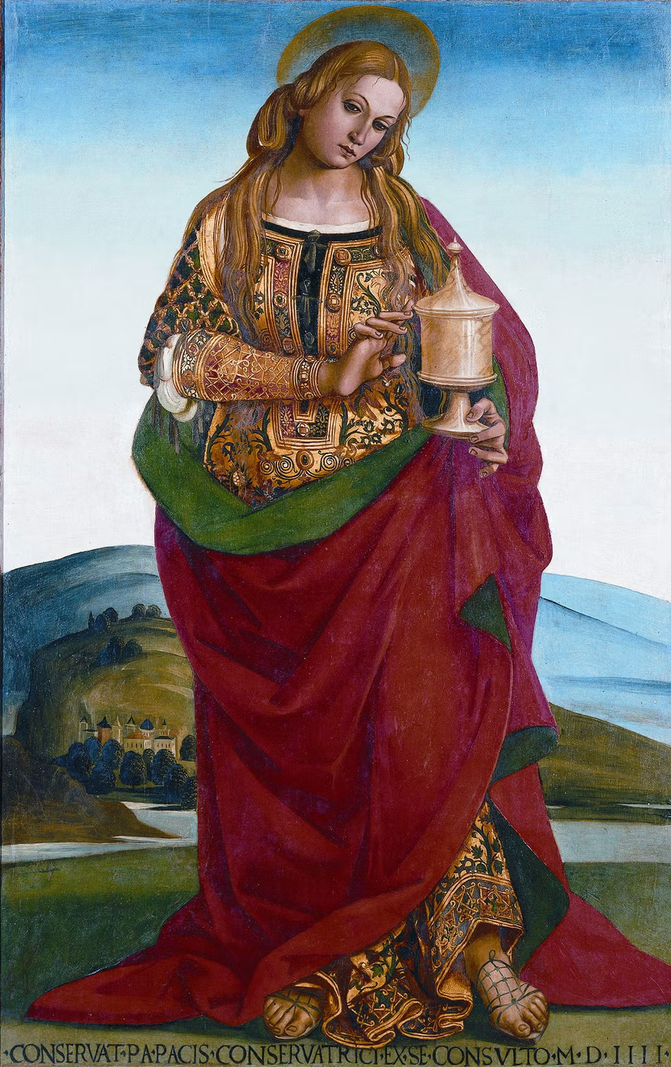 Luca Signorelli, Maria Maddalena. 1504. Tempera su tavola. Orvieto, Opera del Duomo di Orvieto.