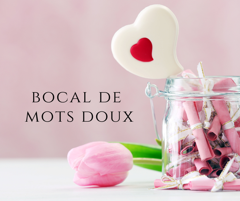 Bocal des mots doux