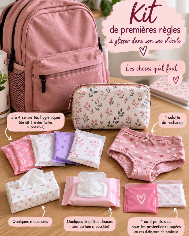 Premières règles : comment préparer son enfant ?