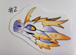 Here are some dragon puppet designs to copy.