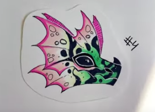 Here are some dragon puppet designs to copy.