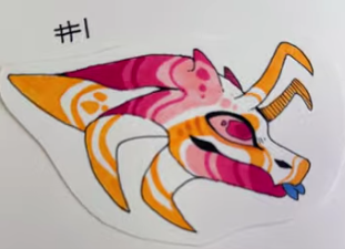 Here are some dragon puppet designs to copy.