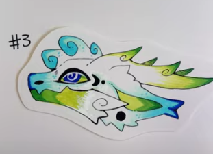 Here are some dragon puppet designs to copy.