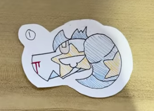 Here are some dragon puppet designs to copy.