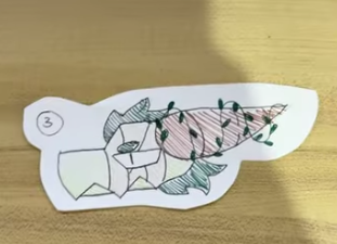 Here are some dragon puppet designs to copy.