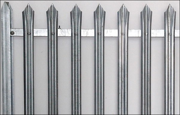 Hot Dipped Galvanised Palisade Fencing