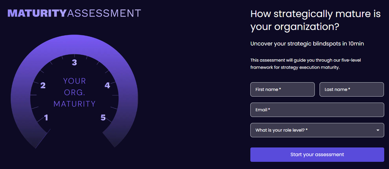 Take Our Maturity Assessment