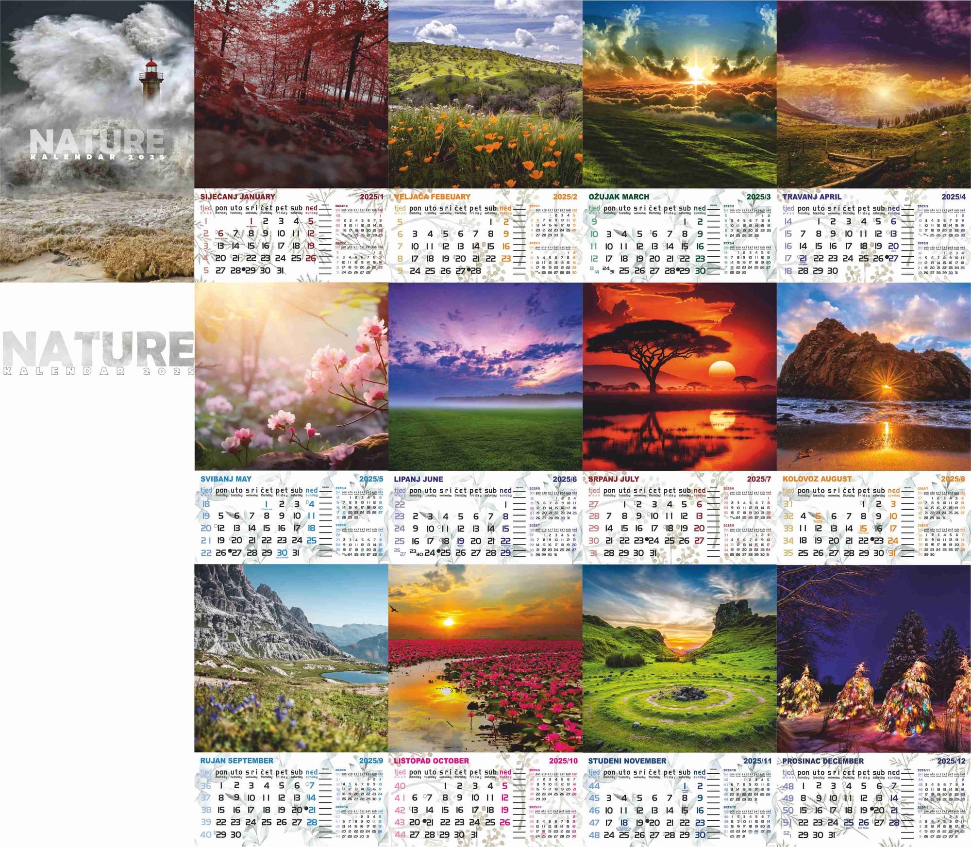 Kalendar "NATURE"