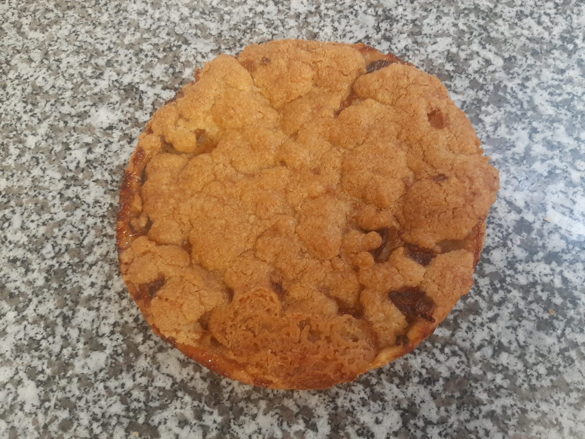 Crumble pomme banane