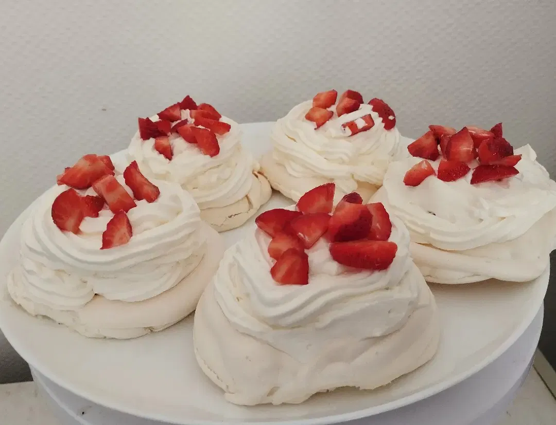 Pavlova aux fraises