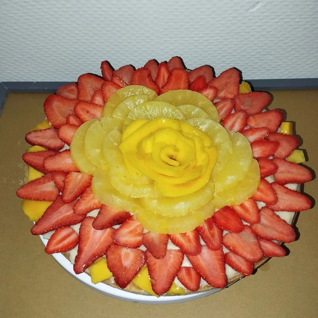 Tarte aux fruits frais d'été