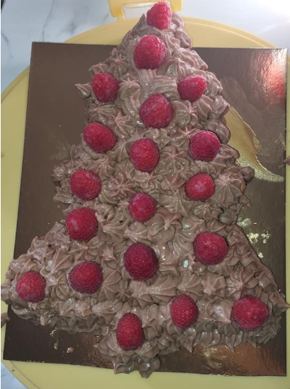 Number cake sapin de Noël