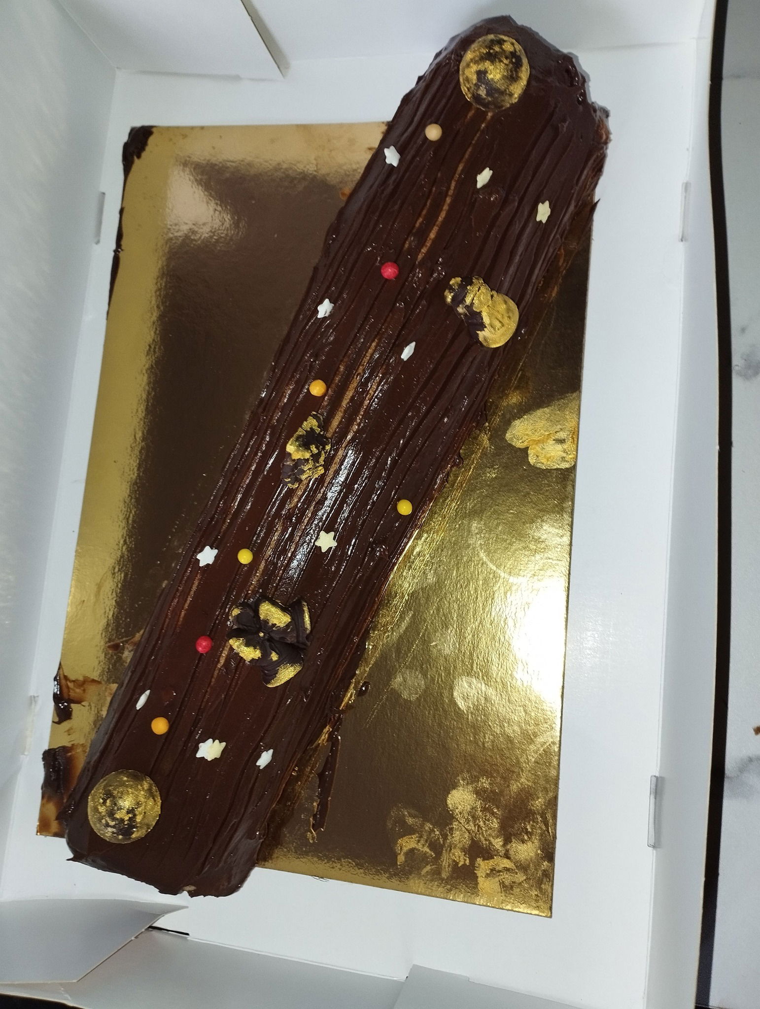 Bûche roulée au chocolat