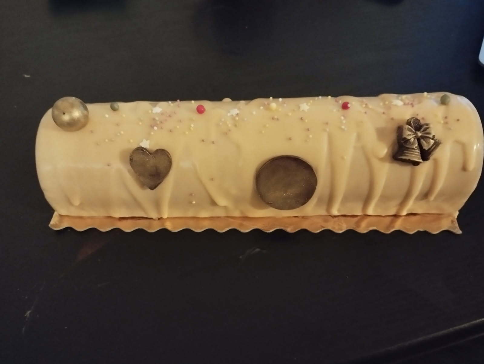 Bûche chocolat orange