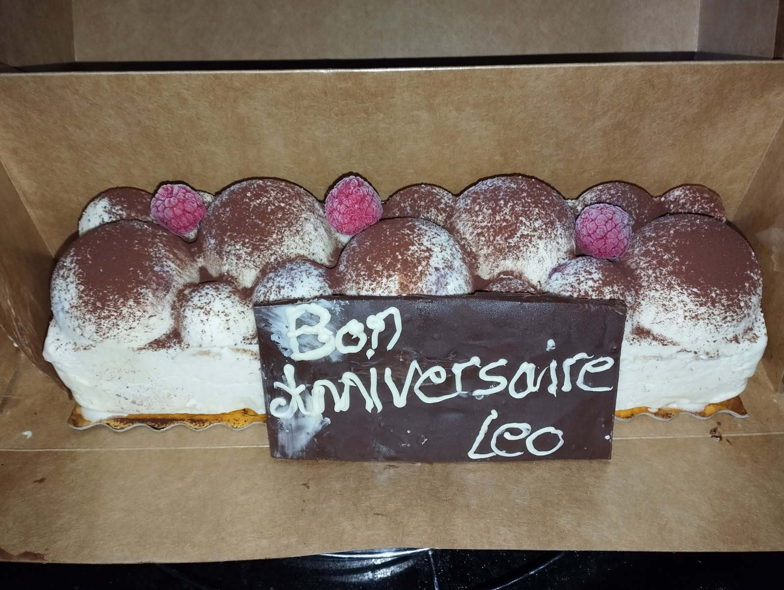 Bûche tiramisu