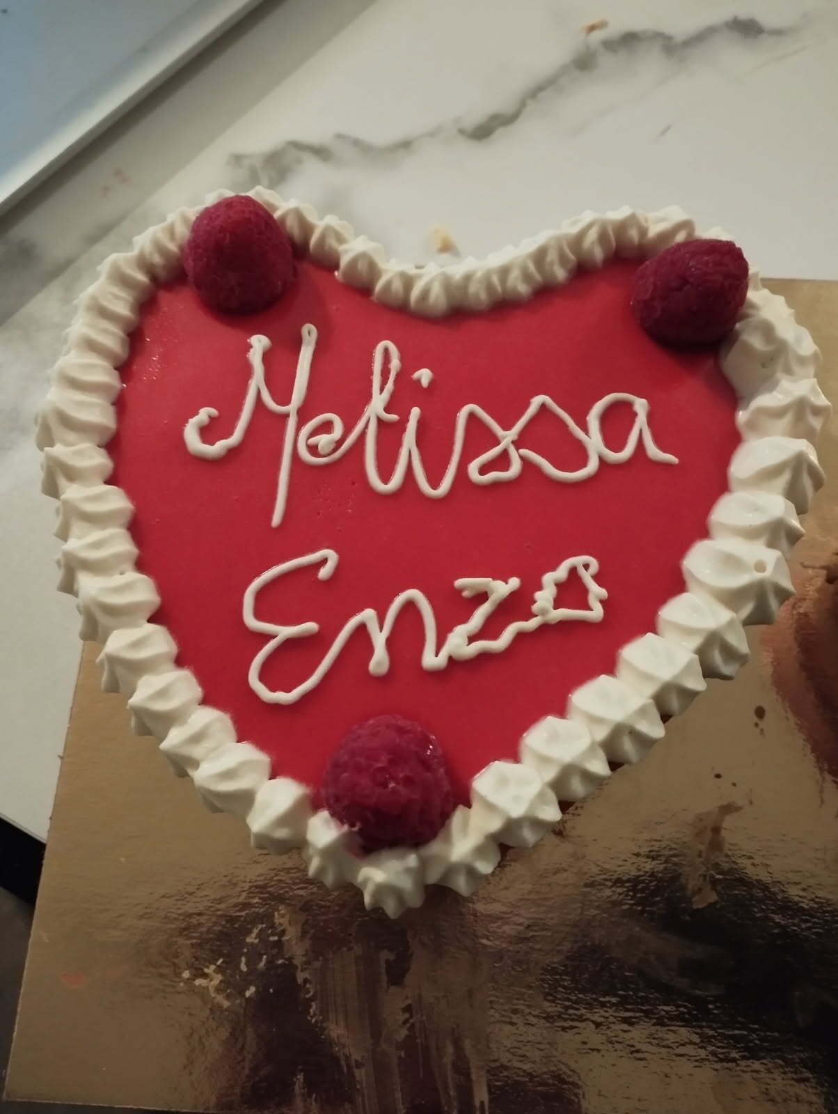 Délice d'amour avec message personnalisé