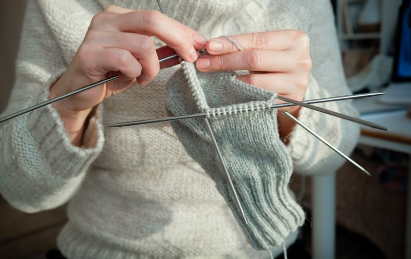 Atelier "Tricoter des chaussettes à 5 aiguilles"