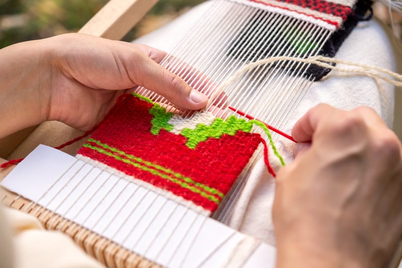 Vendredi 30 octobre, 18h-20h : Atelier accompagné, « petit tissage »