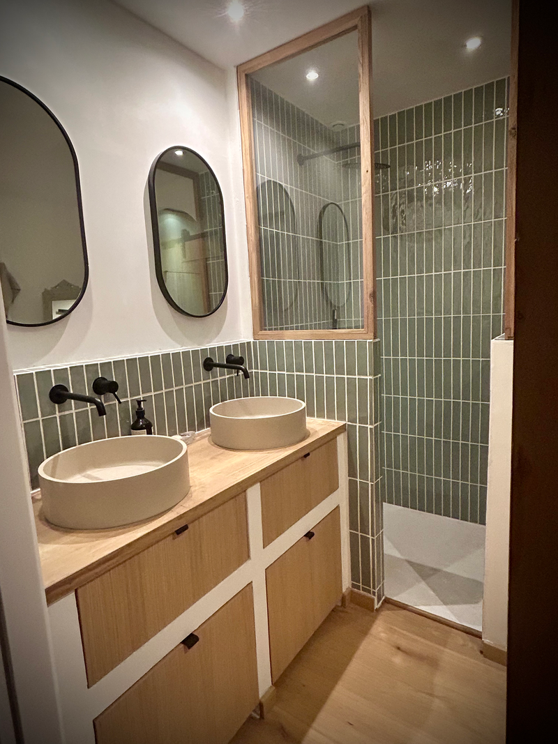 Agencement salle de bains - Buanderie