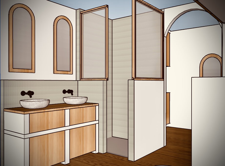 Bathroom layout - Laundry room