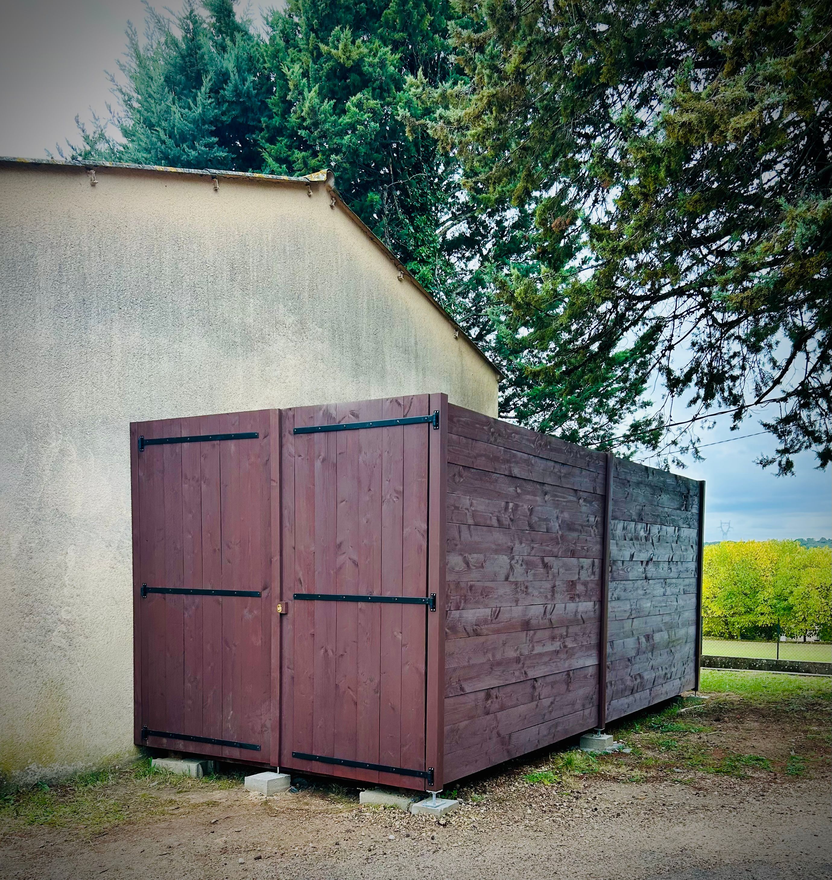 Shipping container cladding