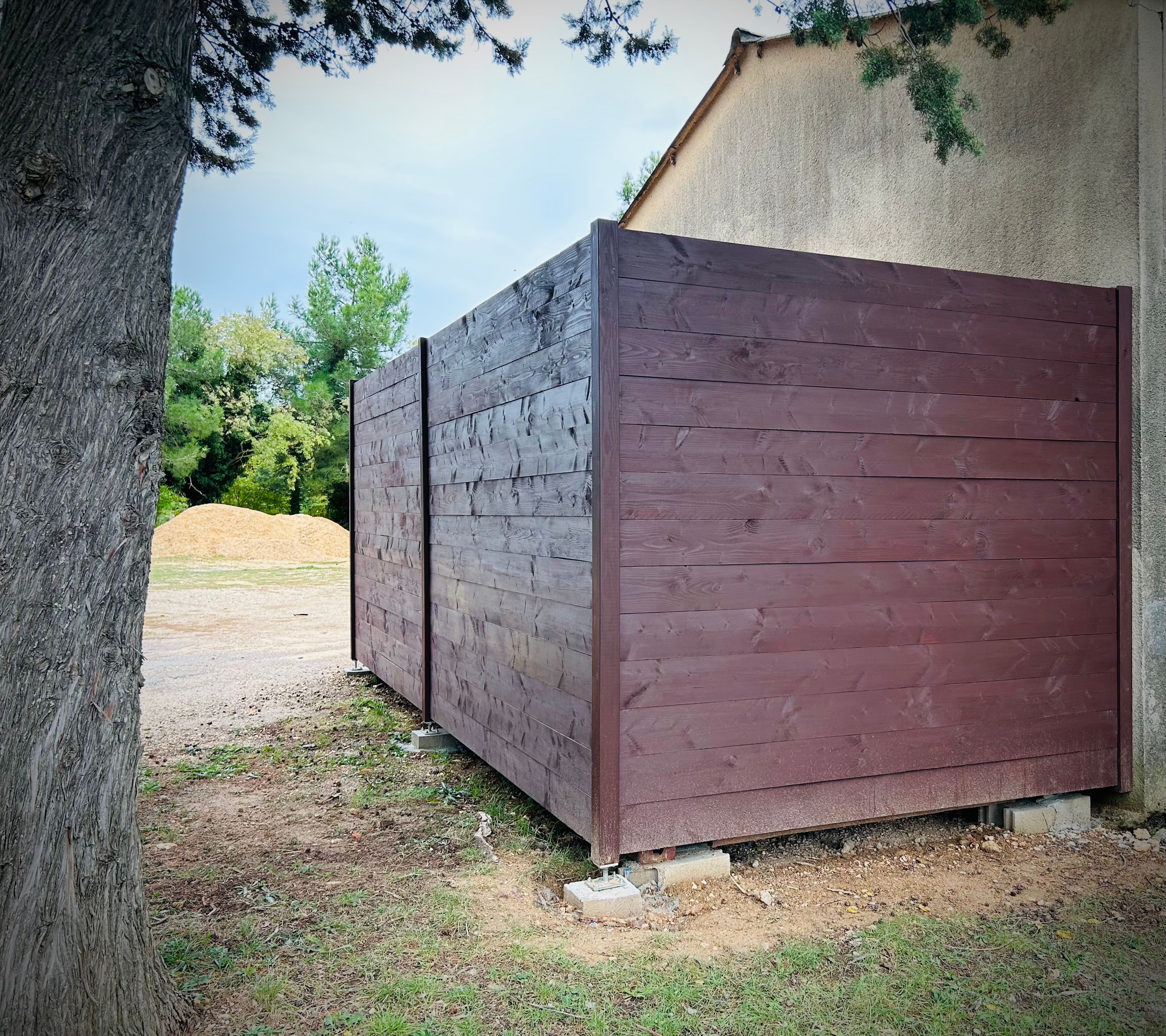 Shipping container cladding
