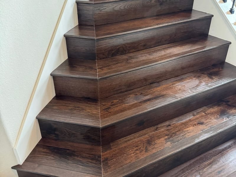 Installation on stairs