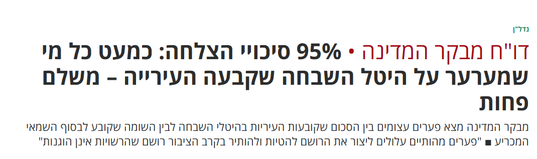 ערעור על היטל השבחה: מדריך תהליכים, זמנים ושיקולי שמאי מקרקעין, מאת: אפי אהרן – שמאי מקרקעין