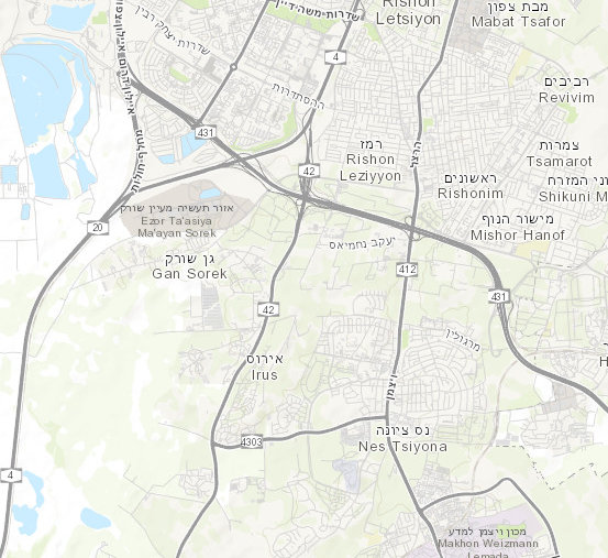 רשות העתיקות - מציאת אתרי עתיקות לפי מספרי גוש חלקה