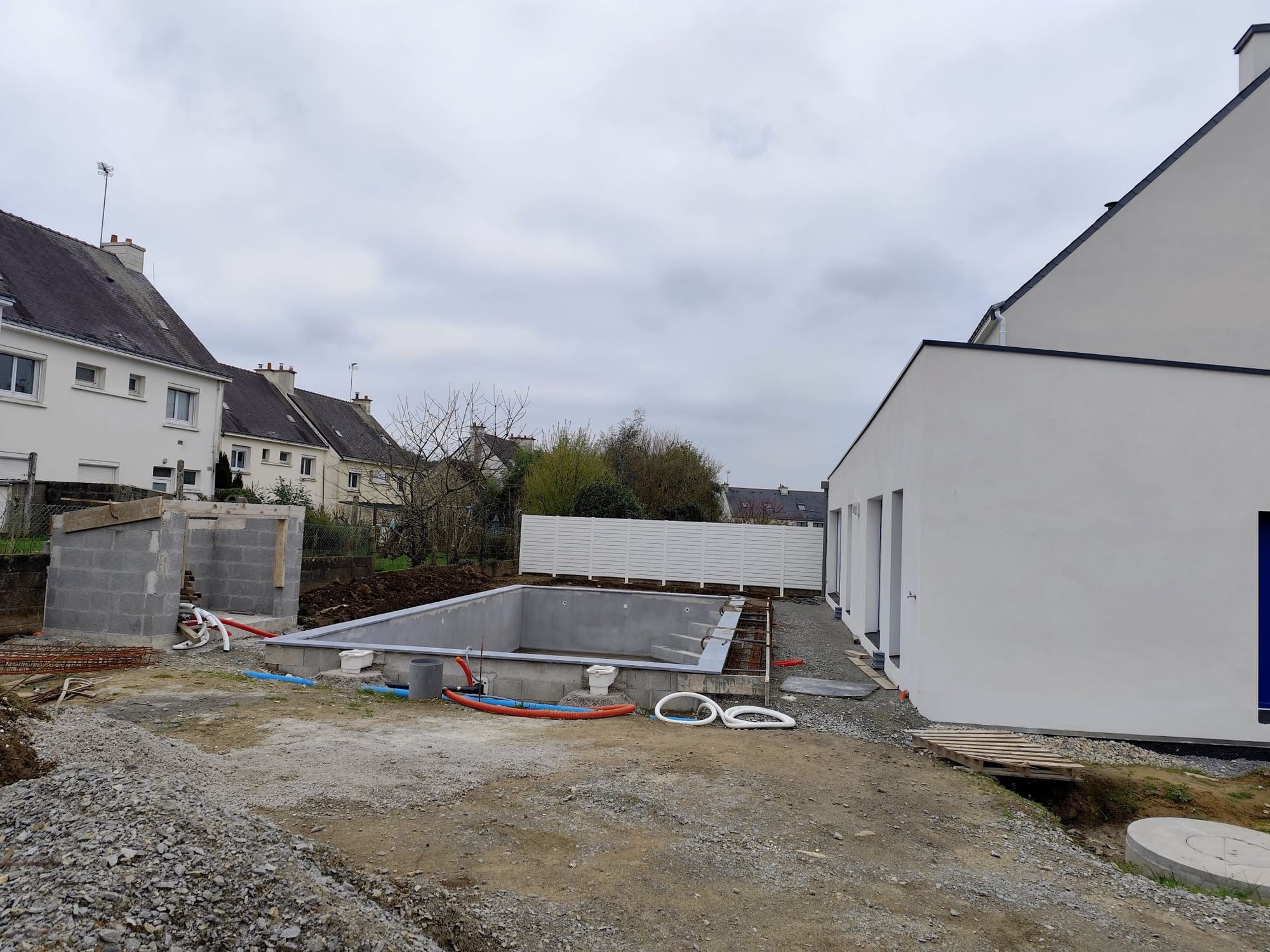 Projet extension , ITE et piscine