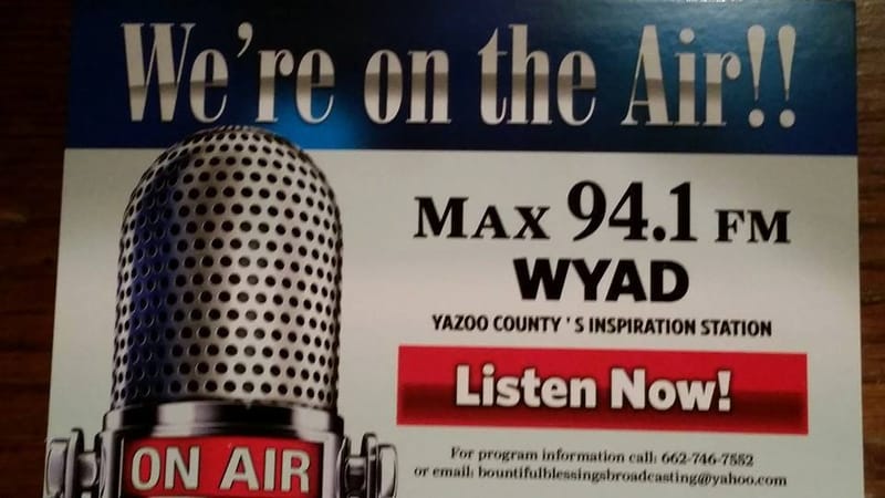 THE MAX WYAD 94.1FM YAZOO MS 24HR RADIO STATION www,wyadonline.com