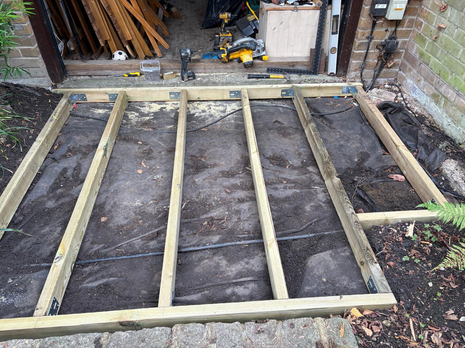 New Decking Frame