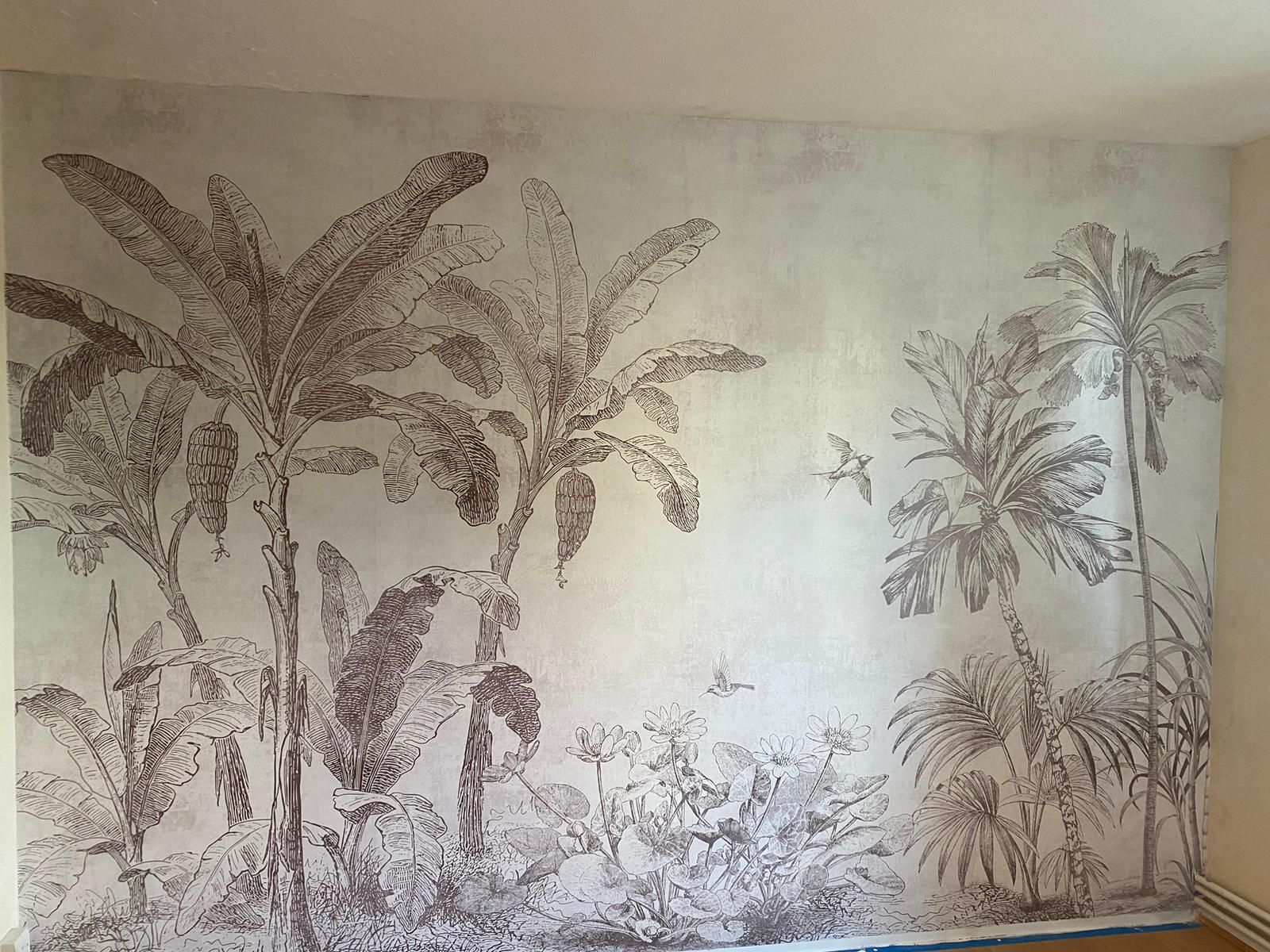 New Sound proof wall papered