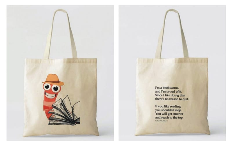 BOOKS Cotton Tote Bag
