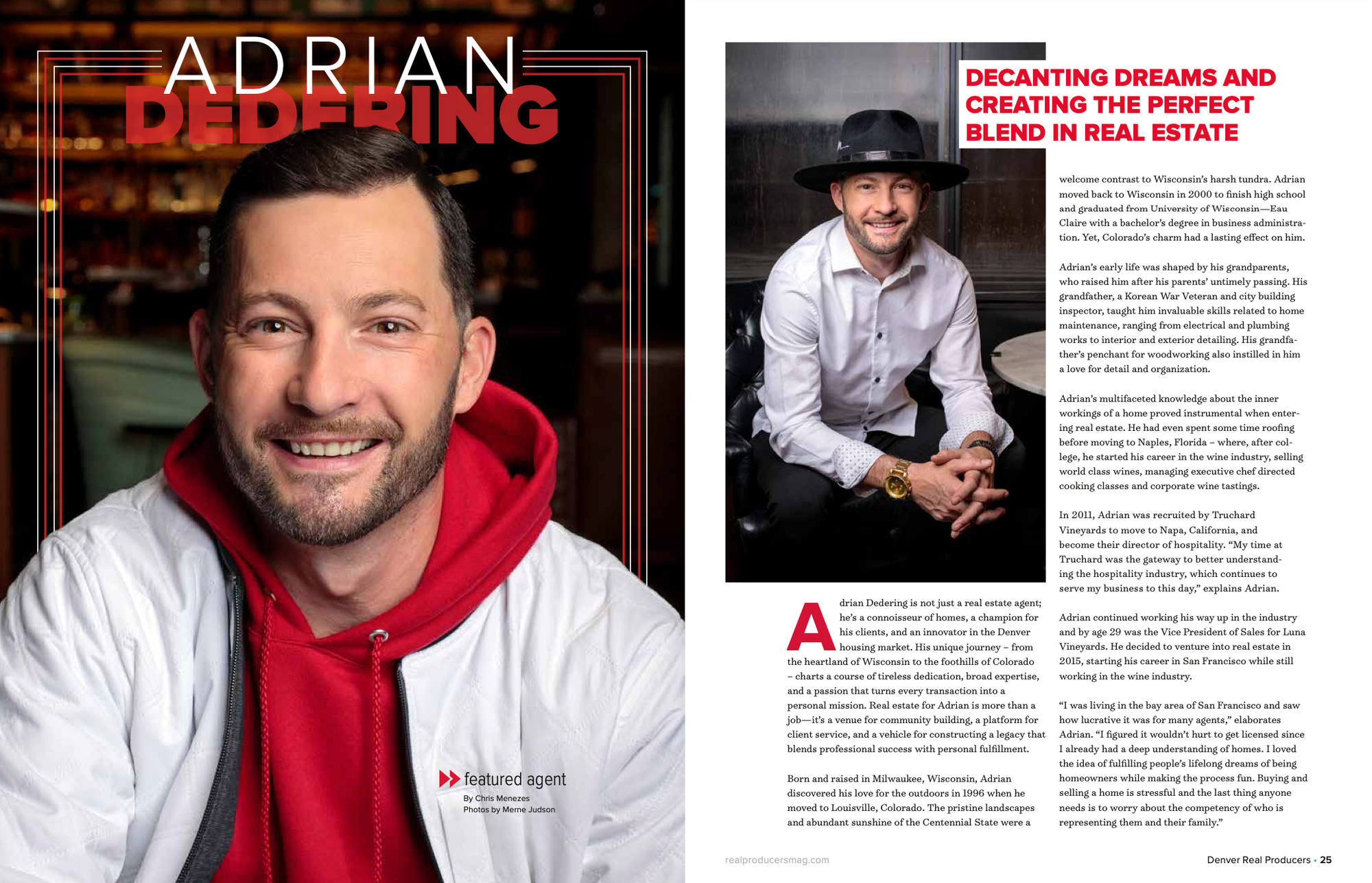 Denver Real Producers Featured Agent Dec. '23