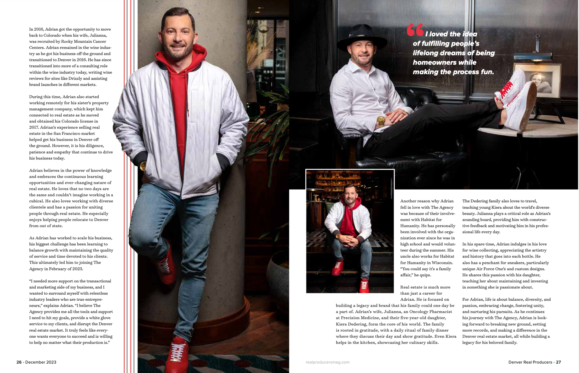 Denver Real Producers Featured Agent Dec. '23