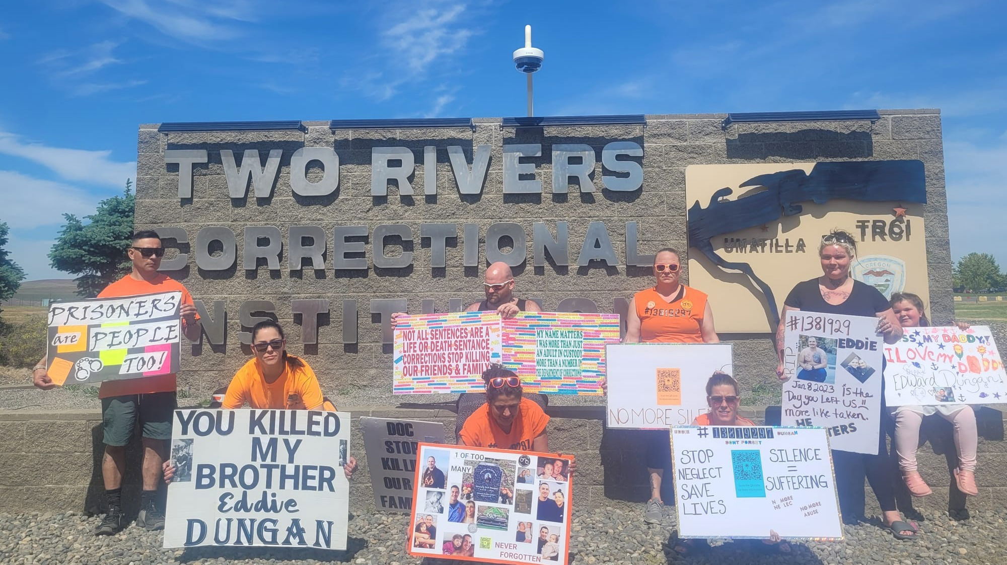 Umatilla Protest Calls for Justice for Eddie Dungan