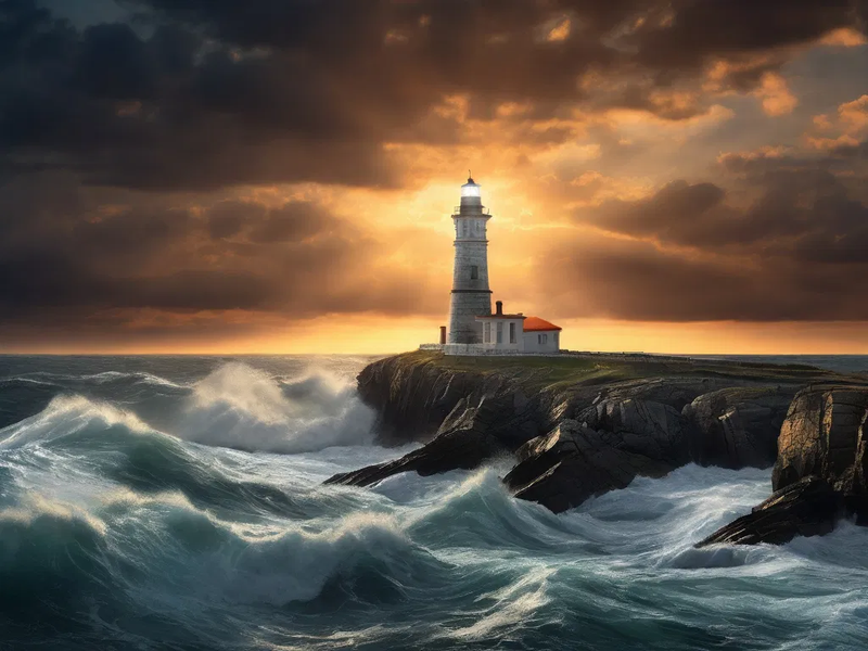 lighthouse seascapes