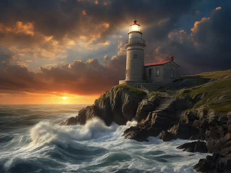 lighthouse seascapes