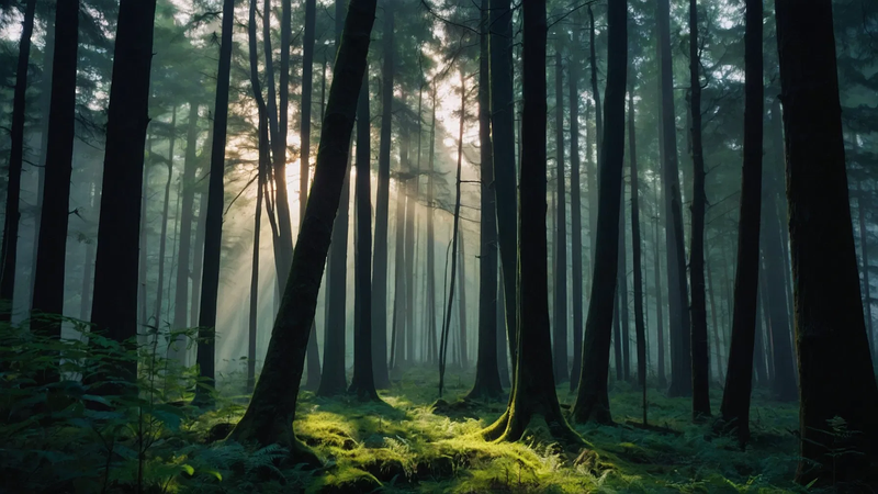 plain tress & forest