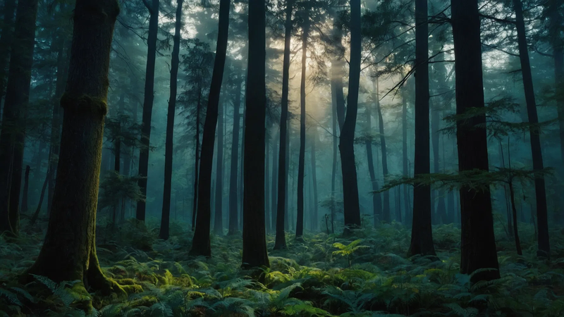 plain tress & forest