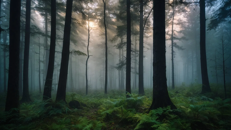 plain tress & forest