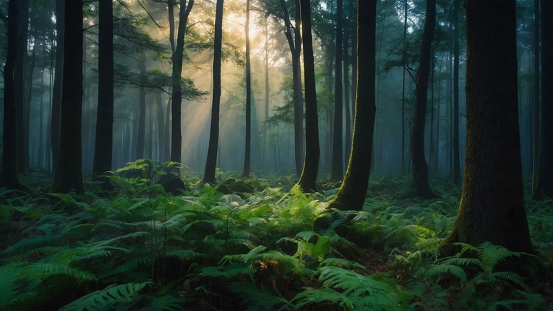 plain tress & forest